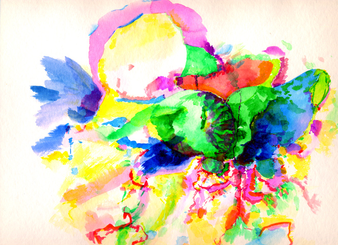 Kirsten Kötter: 2005, Aquarell, 30 × 40 cm