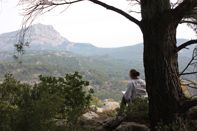 Site-specific Research Cézanne: Montagne de Sainte-Victoire, Aix-en-Provence, Frankreich / Montagne de Sainte-Victoire, Aix-en-Provence, France, 2015