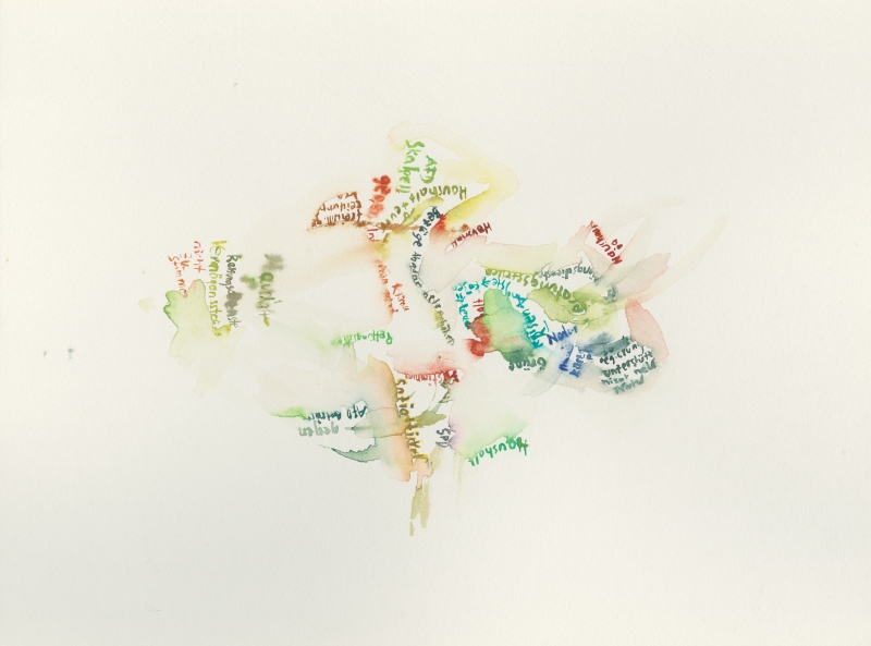 2026-03-02_kreistag3_haushalt2, watercolour, 24 × 32 cm (Kirsten Kötter)