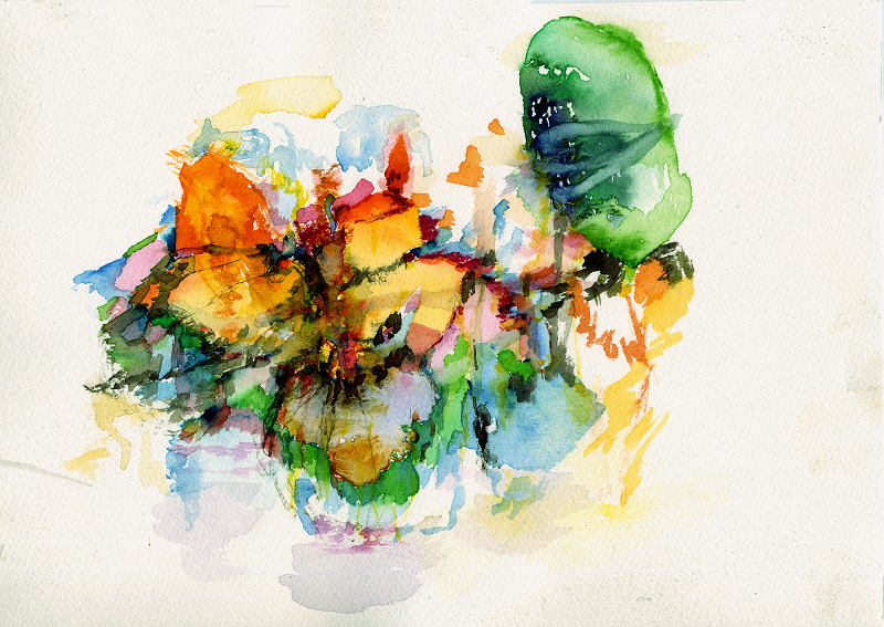 2007-12-31_245, watercolour, 17 × 24 cm (Kirsten Kötter)