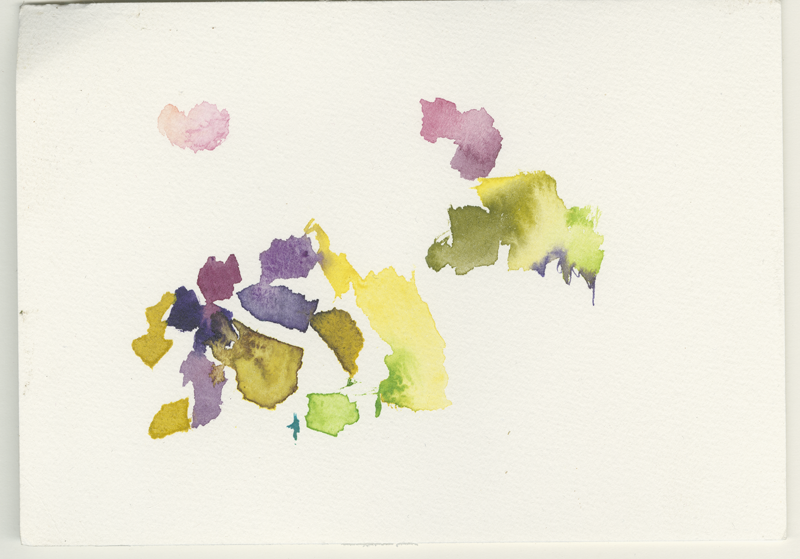 2020-05_fischteich, watercolour, 12 × 17 cm (Kirsten Kötter)