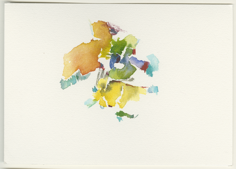 2020-08-27_lahnstr-fasanerieweg, watercolour, 12 × 17 cm (Kirsten Kötter)