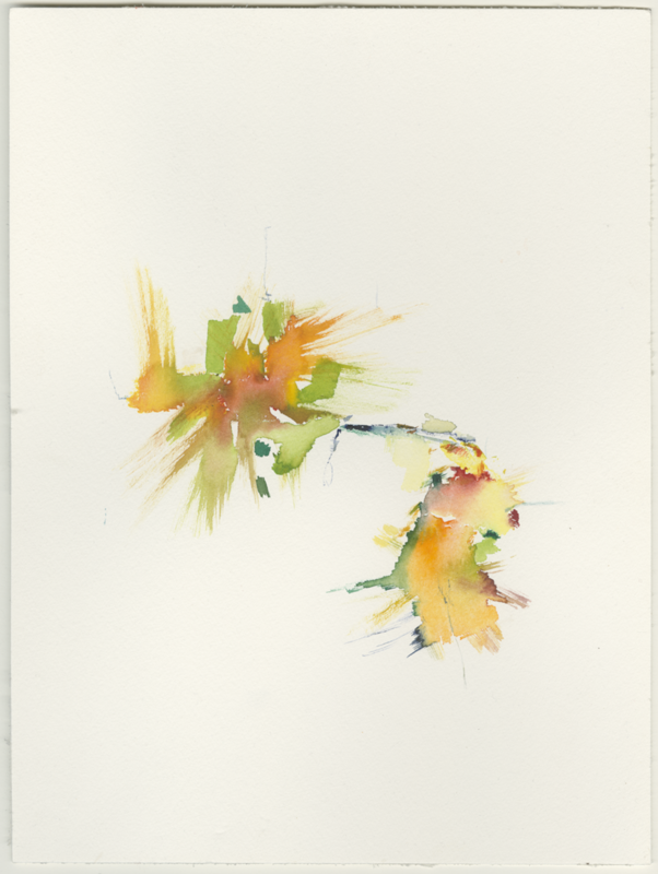 2021-11-01_fischteich_24-32, watercolour, 32 × 24 cm (Kirsten Kötter)