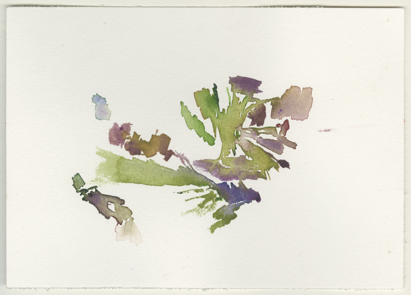 2022-10-29_fischteich, watercolour, 12 × 17 cm (Kirsten Kötter)