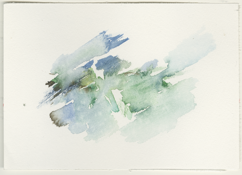 2023-02-03_budenheim-rhein, watercolour, 12 × 17 cm (Kirsten Kötter)