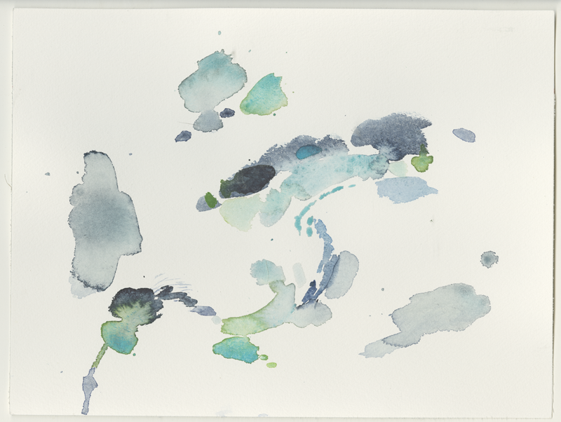 2023-05-29_warnemuende-meer_1, watercolour, 24 × 32 cm (Kirsten Kötter)