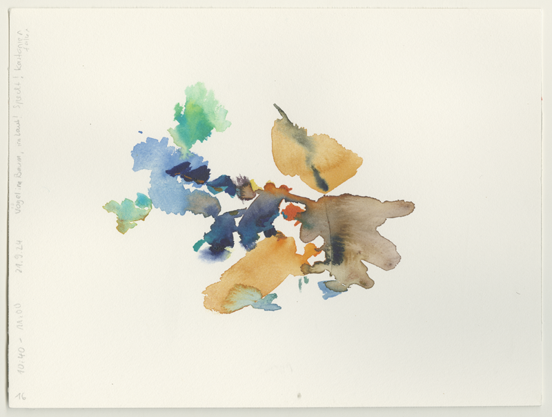 2024-09-21_malathon_16, watercolour, 24 × 32 cm (Kirsten Kötter)